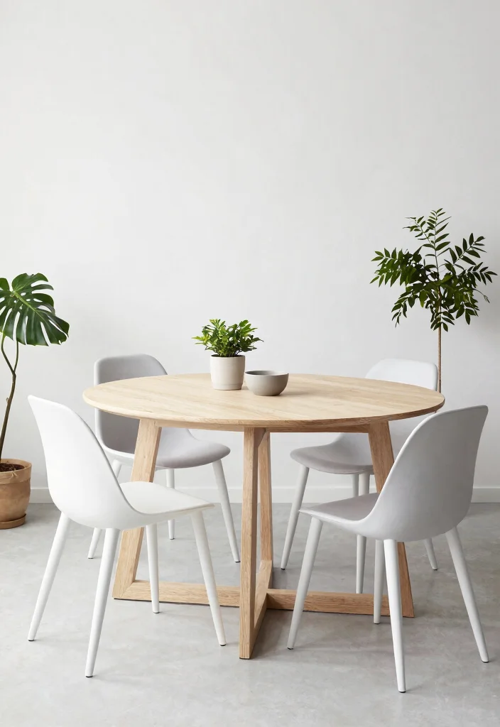 17 Dining Table Oval Ideas With Soft Elegant Lines 28 17 Dining Table Oval Ideas With Soft Elegant Lines - 8. Minimalist Scandinavian Design 1