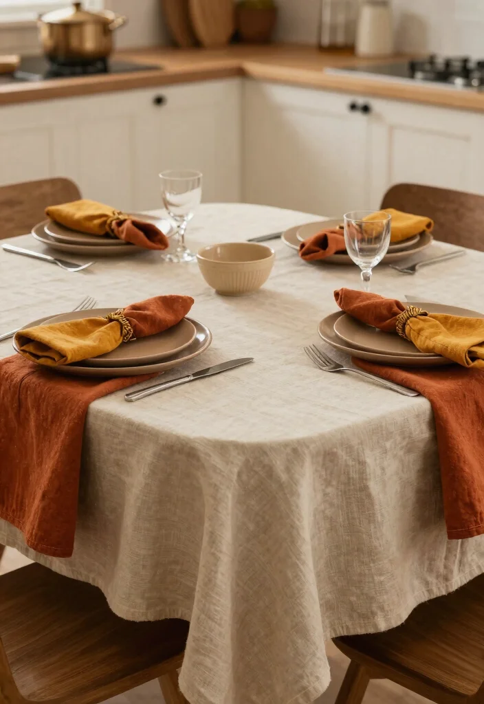 17 Fall Kitchen Table Decor Ideas With Warm Autumn Vibes 39 17 Fall Kitchen Table Decor Ideas With Warm Autumn Vibes - 9. Earthy Color Palette 1