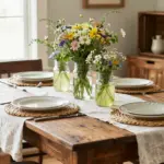 17 Farmhouse Table Decor Ideas With Rustic Charm