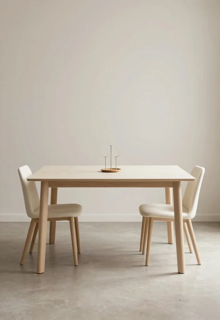 17 Floor Dining Table Ideas With Minimal Cozy Style 41 17 Floor Dining Table Ideas With Minimal Cozy Style - 11. Minimalist Decor 1