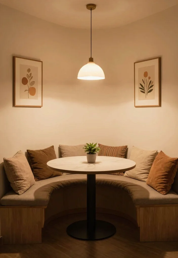 17 Floor Dining Table Ideas With Minimal Cozy Style 13 17 Floor Dining Table Ideas With Minimal Cozy Style - 3. Cozy Corner Nooks 1