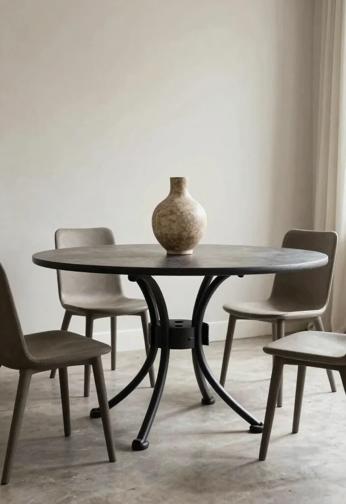 17 Wrought Iron Dining Table Ideas With Classic Detail 55 17 Wrought Iron Dining Table Ideas With Classic Detail - 15. Unique Base Designs 1