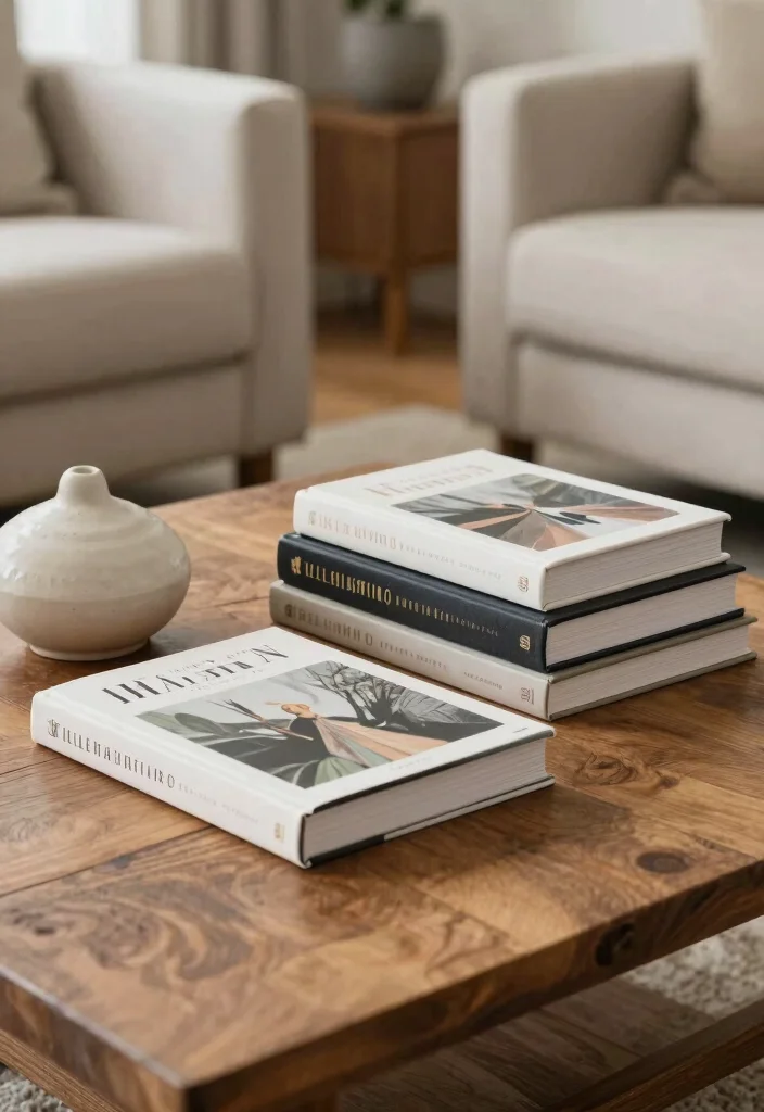 18 Coffee Table Decor 2026 Trending Ideas That Elevate Your Living Room 23 18 Coffee Table Decor 2026 Trending Ideas That Elevate Your Living Room - 3. Artistic Table Books 1