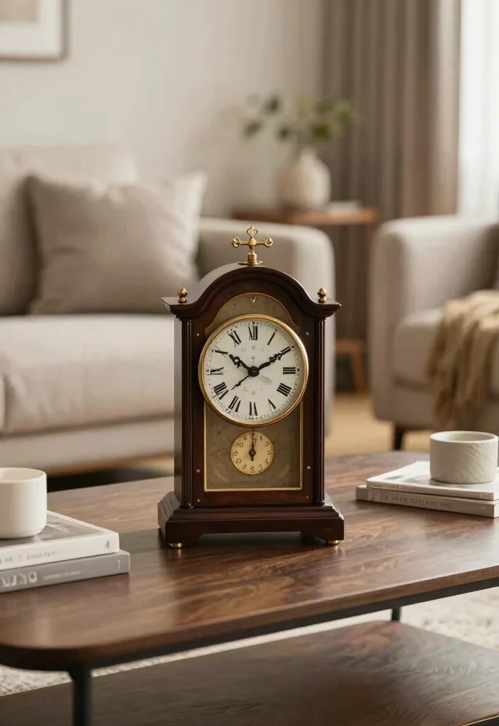 18 Farmhouse Coffee Table Decor Ideas With Cozy Layers - 12. Family Heirlooms 1