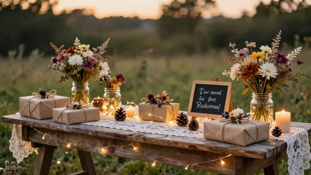 18 Gift Table Decor Ideas That Look Festive & Fun