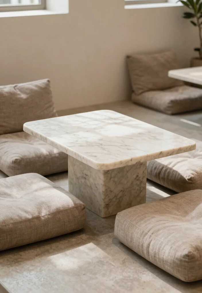 18 Marble Top Dining Table Modern Ideas With Luxe Appeal 54 18 Marble Top Dining Table Modern Ideas With Luxe Appeal - 14. Low-Lying Dining Tables 1