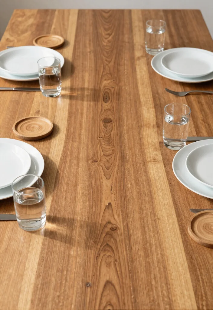 18 Minimal Table Decor Ideas With Clean Modern Style 15 18 Minimal Table Decor Ideas With Clean Modern Style - 5. Natural Wood Elements 1