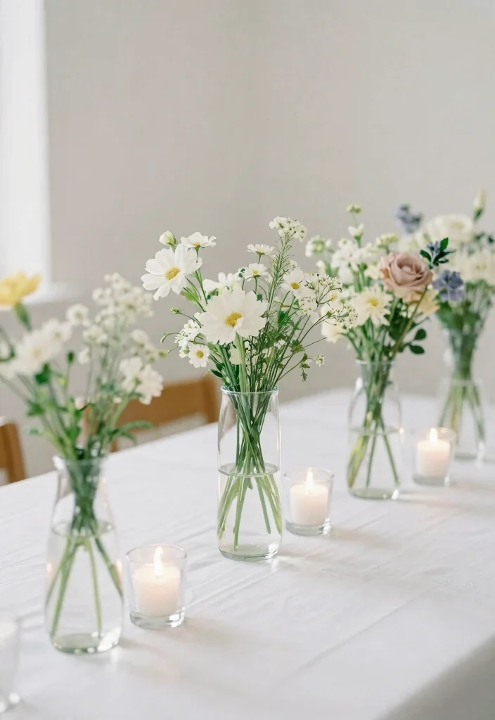 18 Minimal Table Decor Ideas With Clean Modern Style 16 18 Minimal Table Decor Ideas With Clean Modern Style - 6. Simple Glass Accents 1