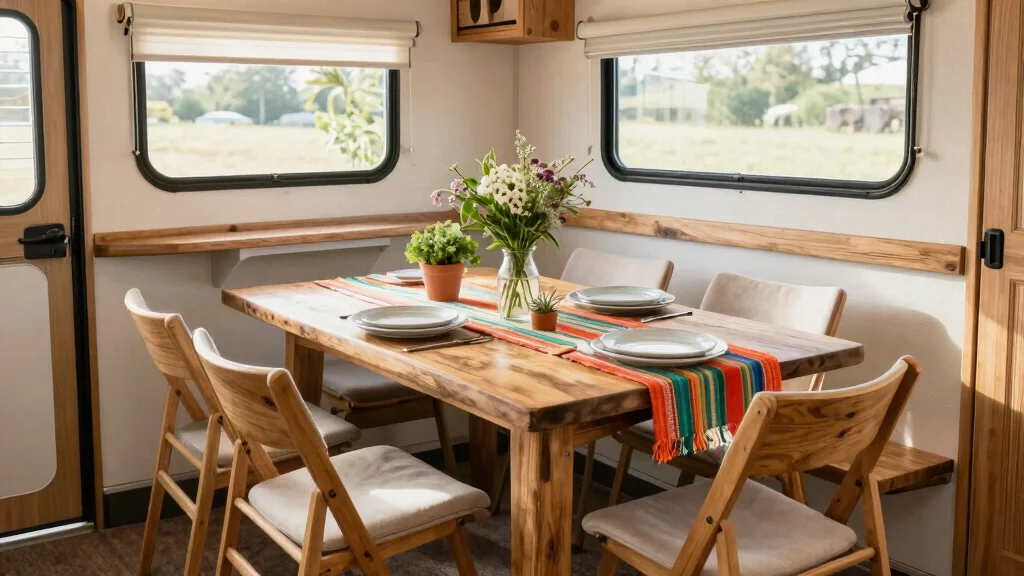 18 RV Dining Table Ideas That Feel Smart & Stylish