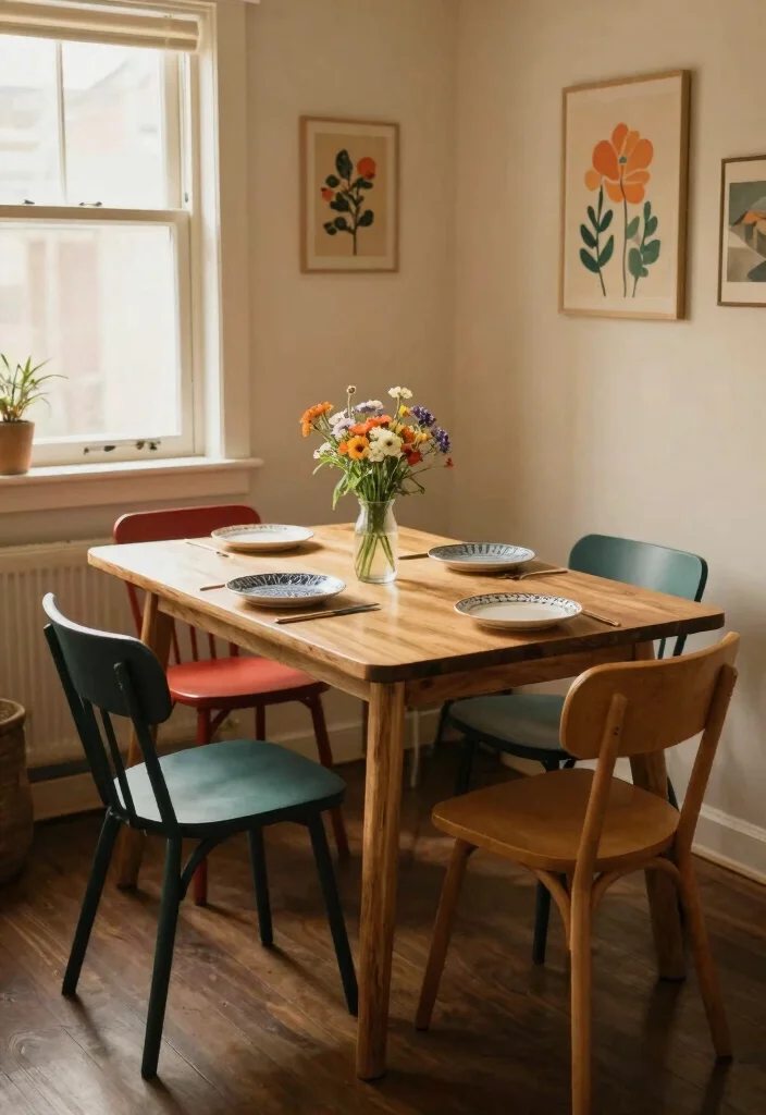 18 Small Dining Table Ideas That Look Stylish & Functional - 7. Compact Bistro Tables 1